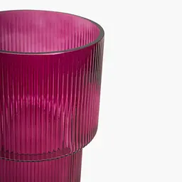 Ваза для квітів скляна MBM Home Футуризм 145х290 мм фіолетова (VB-10 L PURPLE) - мініатюра 4