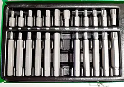 Набір біт TOPTUL 10мм HEX,TORX,SPLINE 40 од. GAAD4002 - мініатюра 2