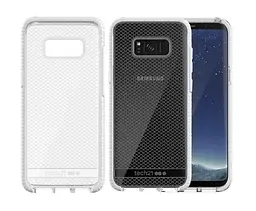 Броньований протиударний чохол Tech21 Liquid Crystal Samsung S8+ Plus SM-G955U Білий - мініатюра 4