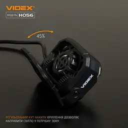 Налобний світлодіодний ліхтарик Videx 1400Lm 6500K (VLF-H056) - мініатюра 4