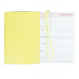 Щоденник діловий Leo Planner Ray А5 м'який лимонний 320 сторінок (252775) - мініатюра 4