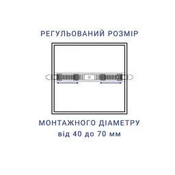 Світлодіодний вбудований світильник Feron AL704-S 7Вт 4000K білий - мініатюра 3