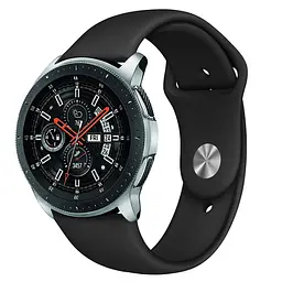 Ремінець BeWatch силіконовий для Samsung Gear S3 Чорний (1020301)