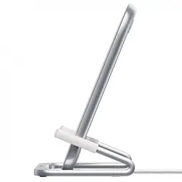 Бездротовий зарядний пристрій Baseus Rib Horizontal and Vertical Holder 15W WXPG-02 White - мініатюра 7