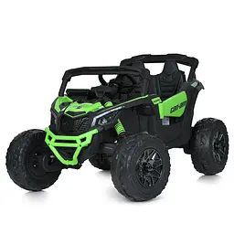 Джип 4 мотори 200W 24V7AH EVA шкіра зелений (M 5099EBLR-5(24V))