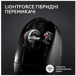 Миша Logitech Pro X Superlight 2 Lightspeed Black (910-006630) - мініатюра 3