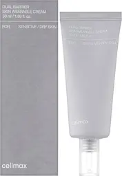 Легкий крем для обличчя із церамідами 50 мл Celimax Dual Barrier Skin Wearable Cream - мініатюра 2