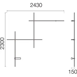Системи SM 8880 Wall Base Black - мініатюра 2
