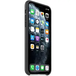 Оригінальний шкіряний чохол Apple Leather Case для iPhone 11 Pro Max (6.5") Black (MX0E2ZM/A) - мініатюра 5