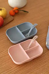 Набір Beaba Babycook порційна тарілка + ложка рожевий (913456) - мініатюра 13