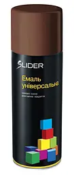 Фарба аерозольна емаль SLIDER RAL 8011 Орехово-коричневий 400мл