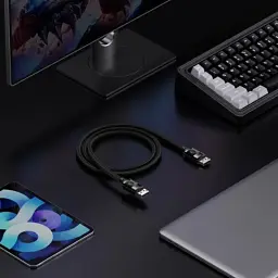 Кабель мультимедійний DisplayPort M to DisplayPort M 2.0m 8K Baseus (B00633706111-02) - миниатюра 6