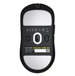 Ігрова миша HATOR HTM-730 Quasar3 Wireless ESports Gaming 12000dpi 35G Black - мініатюра 5