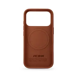 Силиконовый чехол с MagSafe для Apple iPhone 17 Pro, ICON2 MagCase, терракотовый, противоударный, панель с мягкой подкладкой, защита всего корпуса, поддержка беспроводной зарядки, совместим с защитными стеклами и пленками, ArmorStandart (ARM89023) - мініатюра 2