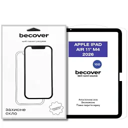 Скло захисне BeCover 10D Apple iPad Air 11" M4 2026 Black (715169)