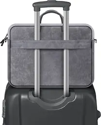 Сумка для ноутбука 15.6'' Defender Solid PU шкіра кишеня сіра - мініатюра 4