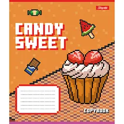 Зошит 1 вересня Candy sweet А5 12 аркушів лінія (767217), в асортименті - мініатюра 3