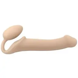 Безремневий страпон Strap-On-Me Flesh L повністю регульований діаметр 3.7 см