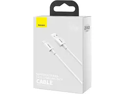 Кабель BASEUS Superior Series Fast Charging Type-C 2m White (CATYS-A02) - мініатюра 2