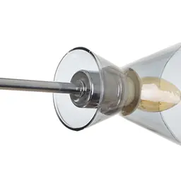 Люстра стельова Brille в спальню E14 40W CH (LK-670C/6) - мініатюра 7