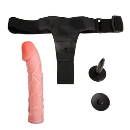 Жіночий страпон, 19,8 х4, 2 см (тілесний) Baile Strap-On For Woman Flesh - мініатюра 3