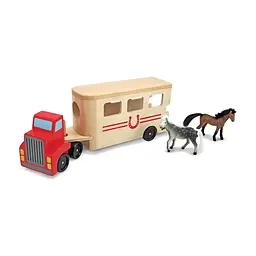 Ігровий набір Melissa & Doug автомобіль-причіп для коней (MD14097) - мініатюра 3