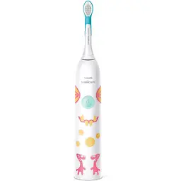 Дитяча електрична зубна щітка Philips For Kids HX3411/01 м'яка біла (3930550) - мініатюра 2