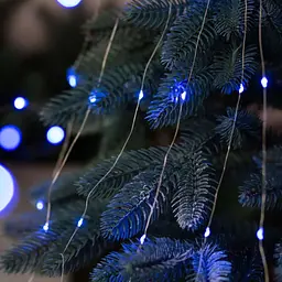 Гірлянда GarlandoPro Кінський хвіст 600 LED 20 ниток довжина 3 м, синій (1733014BL) - мініатюра 7