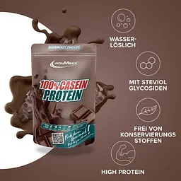 Протеїн IronMaxx 100% Casein Protein Шоколад 400 г - мініатюра 2