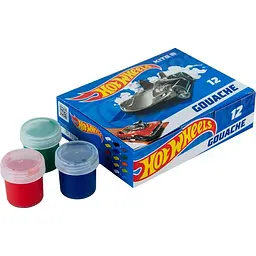 Фарби гуаш Kite Hot Wheels 12 кольорів (HW23-063) - мініатюра 3