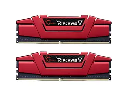 Модуль пам'яті G.Skill 8 GB (2x4GB) DDR4 2400 MHz Ripjaws V Blazing Red (F4-2400C17D-8GVR)