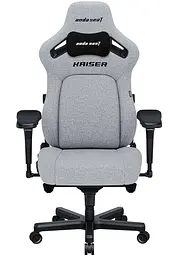 Ігрове крісло Anda Seat Kaiser 4 Size XL Gray Linen Fabric (AD12YDDC-XLL-20-G-CF)