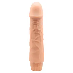 Вібратор - Barbara Jeff Vibrator 7,6" Flesh - мініатюра 3