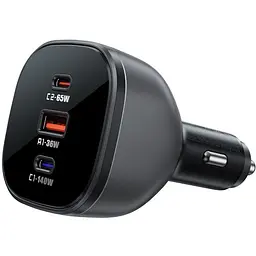 Автозарядка Acefast 3xUSB 165W (2xUSB-C + USB-A) B14 (6974316282938) - мініатюра 5