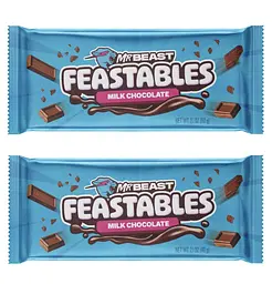 Шоколадний батончик Feastables MrBeast Milk Chocolate 60 г - мініатюра 2