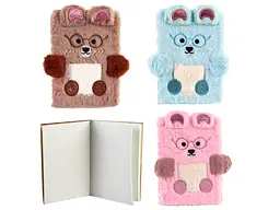 Блокнот пухнастий Bears, А5, 80 аркушів, 70 г/м² (В асортименті) - мініатюра 2