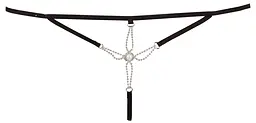Сексуальні стрінги Cottelli Collection String Seestern M/L чорний - мініатюра 5