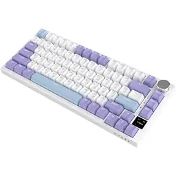 Клавіатура бездротова AK820 Pro, Violet/Purple, Bluetooth / USB 2.4GHz / Type-C, механічна (пе Ajazz teh0028308 - мініатюра 6