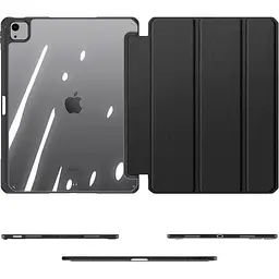 Чохол-книжка Dux Ducis Toby Series With Pencil Holder для Apple iPad Air 13` (2024-2026)/Pro 12.9` (2020-2022) Black [130630] - мініатюра 9