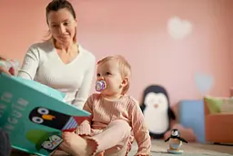 Пустушка Avent ортодонтична Ultra Air Animal для дівчат 0-6 міс 2 шт SCF080/06 - мініатюра 5
