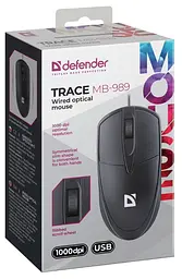 Миша Defender Trace MB-989 чорний (52989) (7153545) - мініатюра 3