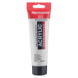 Фарба акрилова AMSTERDAM (817) Біла перламутрова 120 мл Royal Talens
