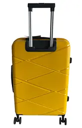 Валіза Worldline Airtex 289 колір жовтий розмір великий L - мініатюра 3