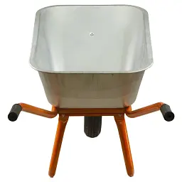 Тачка будівельна Flora одноколісна 90 л 200 кг колесо 15" (з 5 частин) (5056464) - мініатюра 4