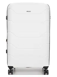Валіза велика L поліпропілен Worldline Airtex 282 109л 74×47×30см Білий - мініатюра 3