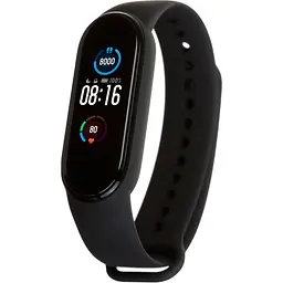 Ремінець ArmorStandart для Xiaomi Mi Band 7/6/5 New Style [Black] [70812]