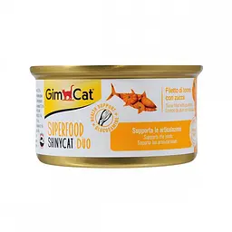 Вологий корм для котів GimCat Superfood 70 г (тунець та гарбуз) - мініатюра 2