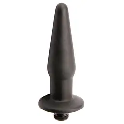 Анальна вібропробка Anal Plug Silicone Black Small, 12,7 см, чорний