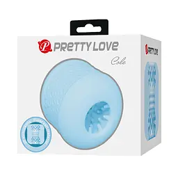Мастурбатор Pretty Love Cole блакитний - мініатюра 7
