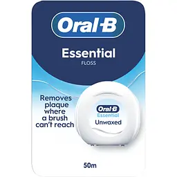 Зубна нитка Oral-B Essential Floss Не Вощена 50 м